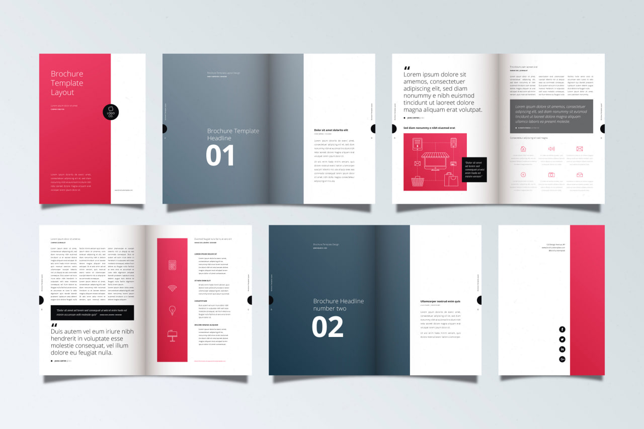 Company brochure preview